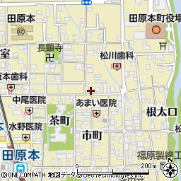 奈良県磯城郡田原本町702周辺の地図