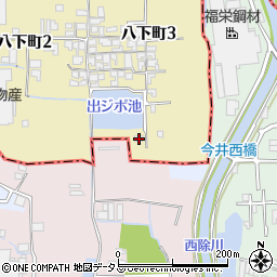 大阪府堺市東区八下町3丁115周辺の地図