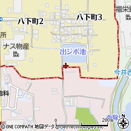 大阪府堺市東区八下町3丁114周辺の地図