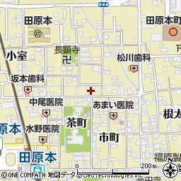 奈良県磯城郡田原本町697周辺の地図
