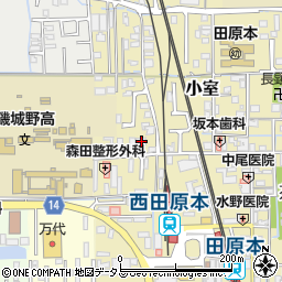 奈良県磯城郡田原本町245-1周辺の地図