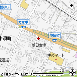広島県府中市中須町338周辺の地図