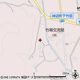 広島県福山市神辺町下竹田1162-1周辺の地図