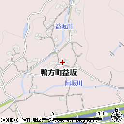 岡山県浅口市鴨方町益坂540周辺の地図