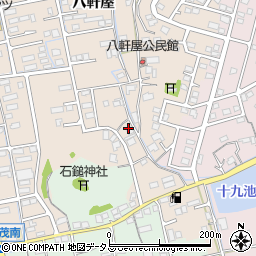 広島県福山市加茂町八軒屋186周辺の地図