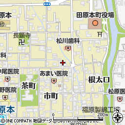 奈良県磯城郡田原本町705周辺の地図