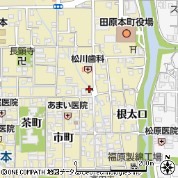 奈良県磯城郡田原本町708周辺の地図