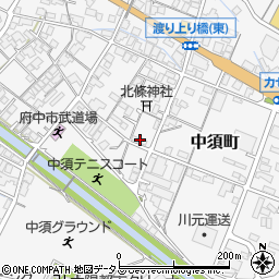 広島県府中市中須町807周辺の地図