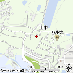 奈良県香芝市上中1248-10周辺の地図
