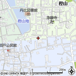 大阪府羽曳野市樫山191周辺の地図