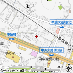 広島県府中市中須町131周辺の地図
