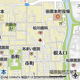 奈良県磯城郡田原本町348周辺の地図