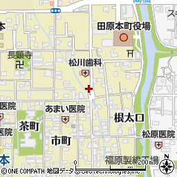 奈良県磯城郡田原本町710周辺の地図