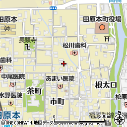 奈良県磯城郡田原本町346-1周辺の地図