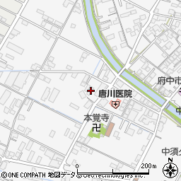 広島県府中市中須町1301周辺の地図