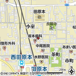 奈良県磯城郡田原本町306-3周辺の地図