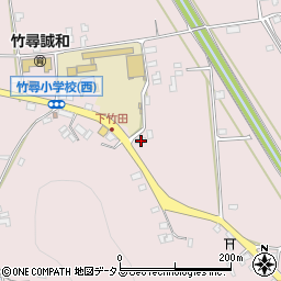 広島県福山市神辺町下竹田307-1周辺の地図