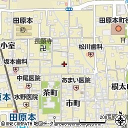 奈良県磯城郡田原本町343-12周辺の地図