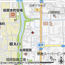 奈良県磯城郡田原本町阪手520-19周辺の地図