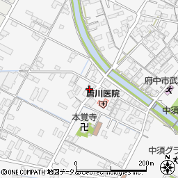 広島県府中市中須町1304周辺の地図