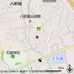 広島県福山市加茂町八軒屋379周辺の地図