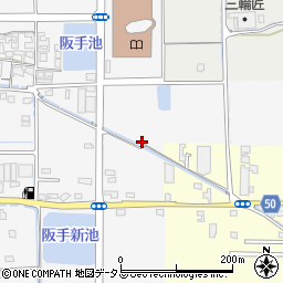 奈良県磯城郡田原本町阪手408周辺の地図