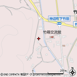 広島県福山市神辺町下竹田1162周辺の地図