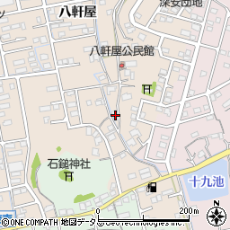 広島県福山市加茂町八軒屋184周辺の地図