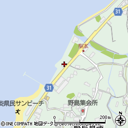 兵庫県淡路市野島蟇浦145周辺の地図