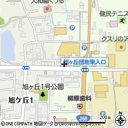 ユーポス香芝店周辺の地図