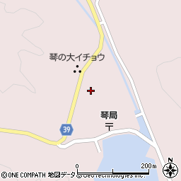 長崎県対馬市上対馬町琴742周辺の地図