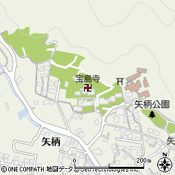 宝島寺周辺の地図
