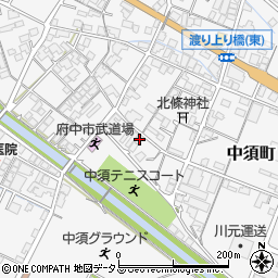 広島県府中市中須町806周辺の地図