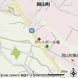 三重県松阪市岡山町88周辺の地図