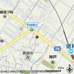 松阪徳和郵便局周辺の地図