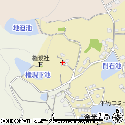 岡山県浅口市金光町下竹48周辺の地図