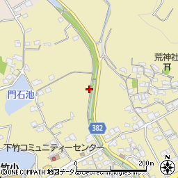 岡山県浅口市金光町下竹203-6周辺の地図