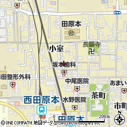 奈良県磯城郡田原本町305周辺の地図