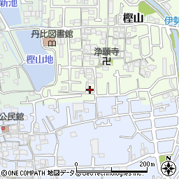 大阪府羽曳野市樫山189周辺の地図