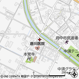 広島県府中市中須町1390周辺の地図