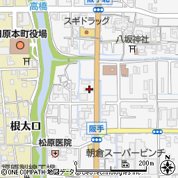 奈良県磯城郡田原本町阪手496周辺の地図