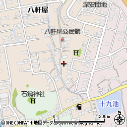 広島県福山市加茂町八軒屋174周辺の地図