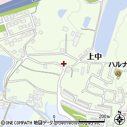奈良県香芝市上中1253周辺の地図