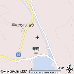 長崎県対馬市上対馬町琴752-1周辺の地図