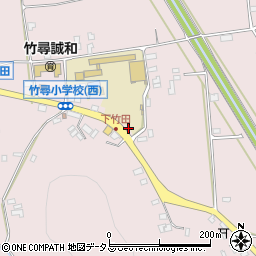 広島県福山市神辺町下竹田91周辺の地図