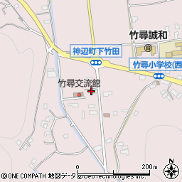 広島県福山市神辺町下竹田8周辺の地図