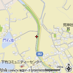 岡山県浅口市金光町下竹203周辺の地図