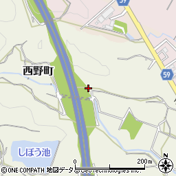 伊勢自動車道周辺の地図