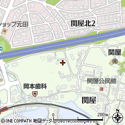 奈良県香芝市関屋524-3周辺の地図