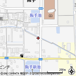 奈良県磯城郡田原本町阪手371周辺の地図